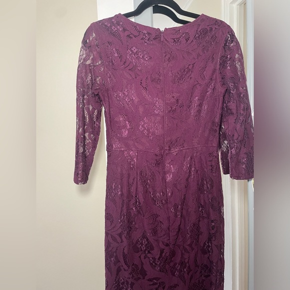 Lulus Purple Long Sleeve Bodycon Lace Dress, Size Small - Picture 4 of 4